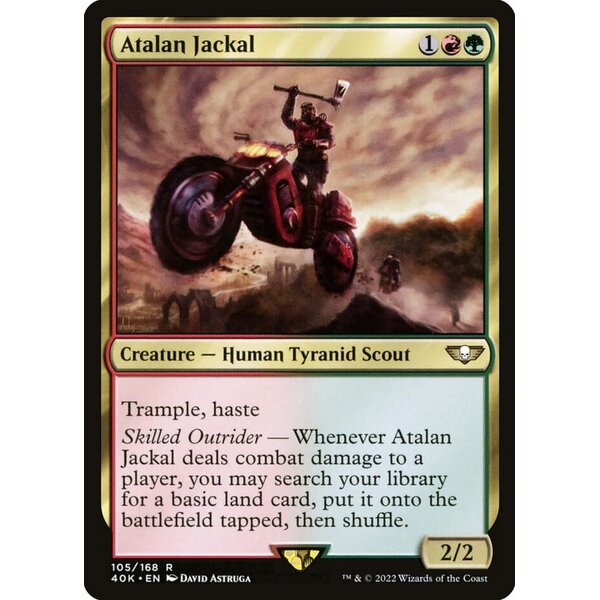 Magic: The Gathering Atalan Jackal (105) Lightly Played