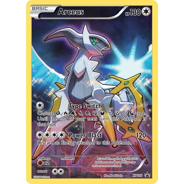 Pokemon Arceus (XY116) Damaged