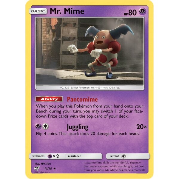 Pokemon Mr. Mime (011) Lightly Played