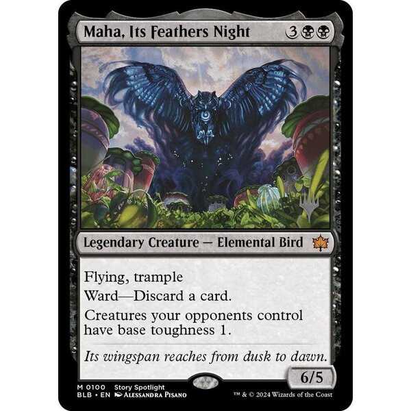 Magic: The Gathering Maha, its Feathers Night (Promo Pack) (100) Lightly Played