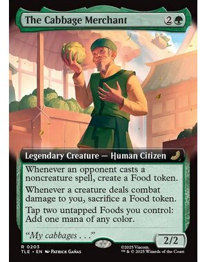 Magic: The Gathering The Cabbage Merchant (Extended Art) (203) Lightly Played