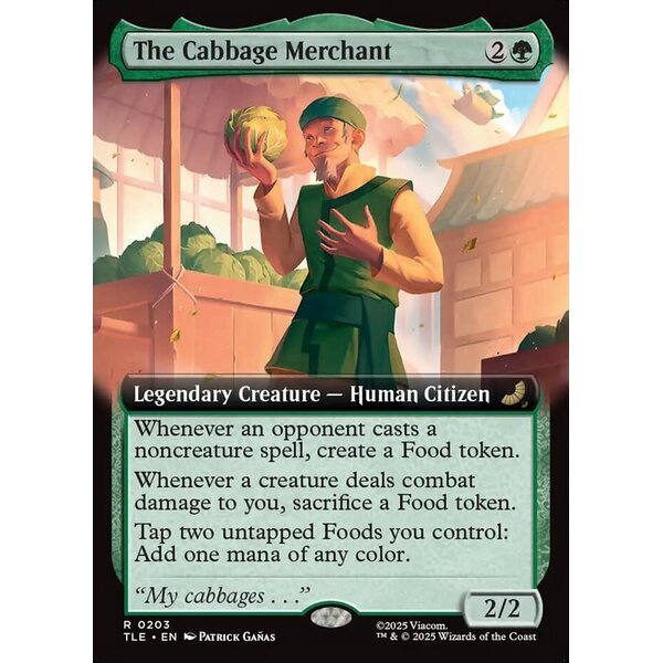 Magic: The Gathering The Cabbage Merchant (Extended Art) (203) Lightly Played