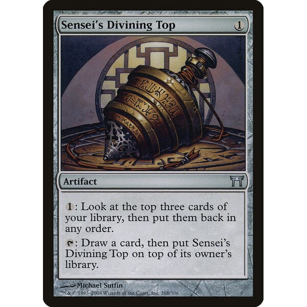 Magic: The Gathering Sensei's Divining Top (268) Lightly Played