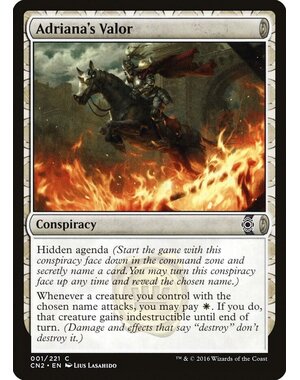 Magic: The Gathering Adriana's Valor (001) Lightly Played