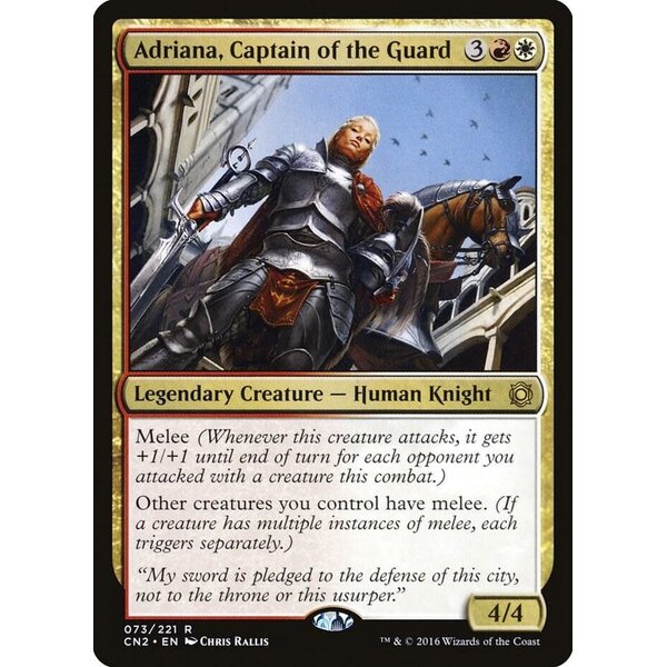 Magic: The Gathering Adriana, Captain of the Guard (073) Lightly Played