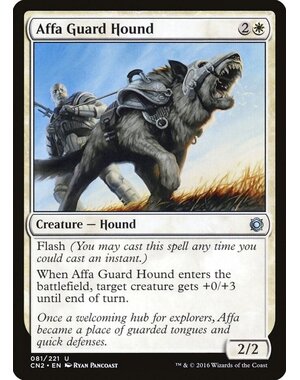 Magic: The Gathering Affa Guard Hound (081) Moderately Played
