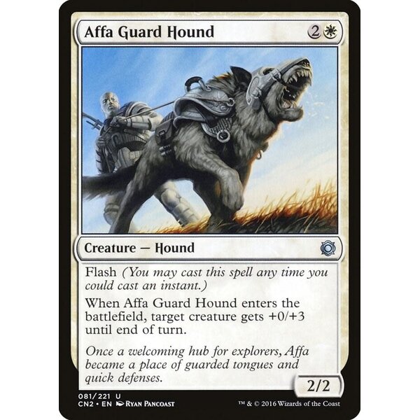 Magic: The Gathering Affa Guard Hound (081) Moderately Played