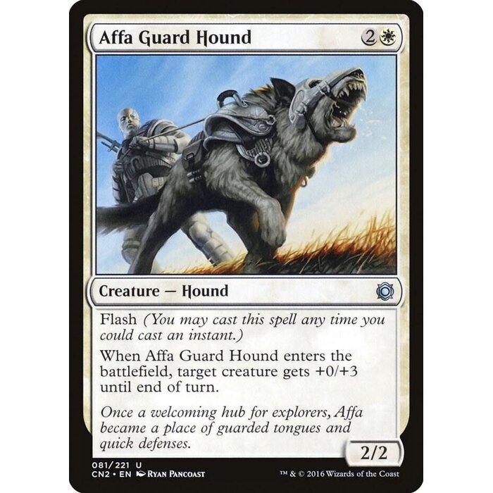 Magic: The Gathering Affa Guard hound (081) Lightly Played Foil