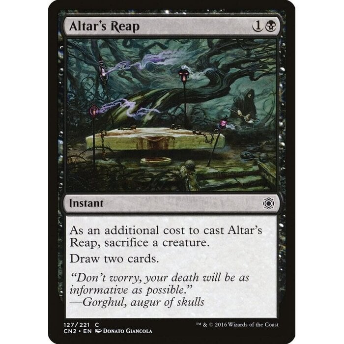 Magic: The Gathering Altar's Reap (127) Lightly Played