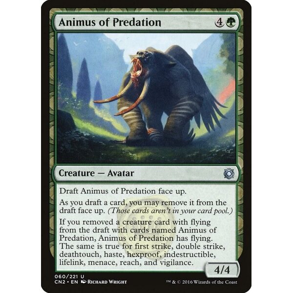 Magic: The Gathering Animus of Predation (060) Lightly Played