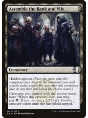 Magic: The Gathering Assemble the Rank and Vile (002) Moderately Played