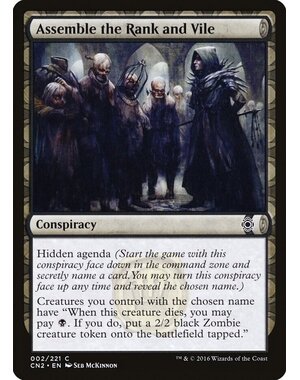 Magic: The Gathering Assemble the Rank and Vile (002) Moderately Played