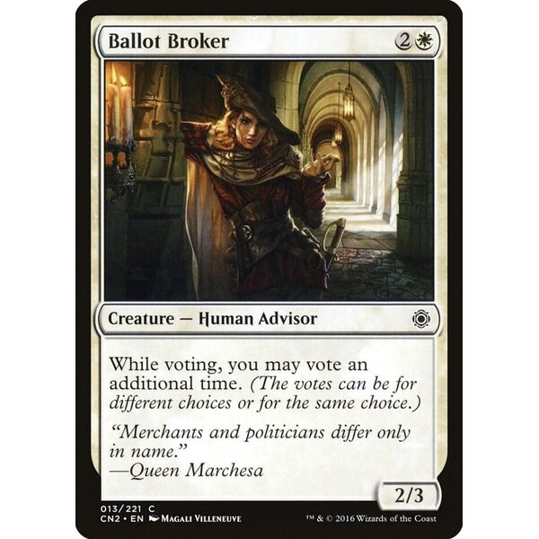 Magic: The Gathering Ballot Broker (013) Moderately Played