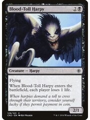  Blood-Toll Harpy (129) Moderately Played