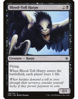  Blood-Toll Harpy (129) Moderately Played