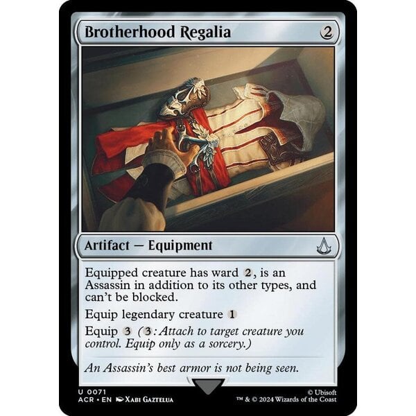 Magic: The Gathering Brotherhood Regalia (071) Lightly Played