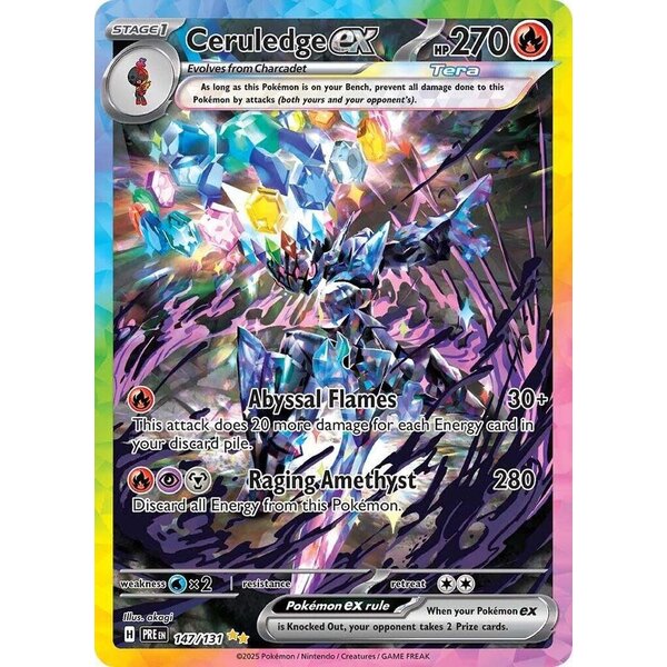 Pokemon Ceruledge ex (147) Near Mint Holofoil