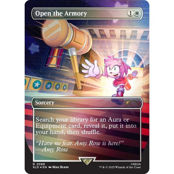 Magic: The Gathering Open the Armory (Rainbow Foil) (2089) Lightly Played Foil