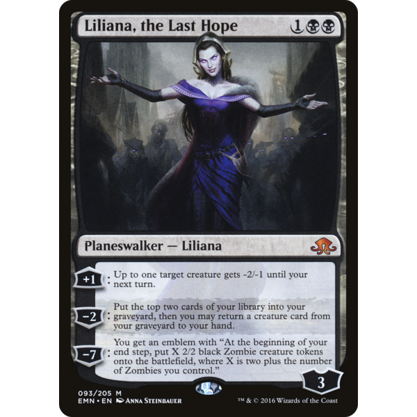 Magic: The Gathering Liliana, the Last Hope (093) Lightly Played