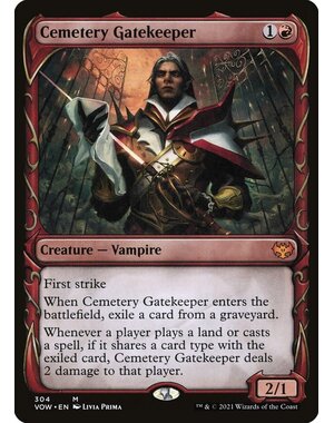Magic: The Gathering Cemetery Gatekeeper (Showcase) (304) Lightly Played Foil