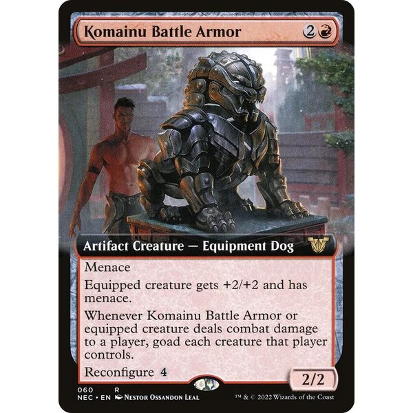Magic: The Gathering Komainu Battle Armor (Extended Art) (060) Lightly Played