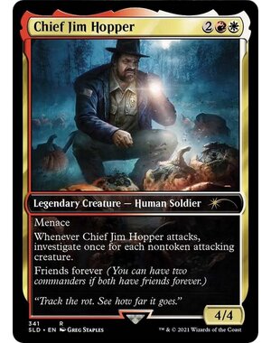 Magic: The Gathering Chief Jim Hopper (341) Lightly Played Foil