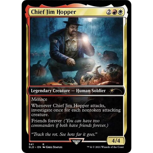 Magic: The Gathering Chief Jim Hopper (341) Lightly Played Foil