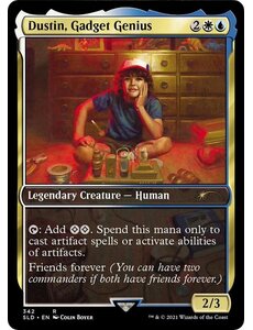 Magic: The Gathering Dustin, Gadget Genius (342) Lightly Played Foil