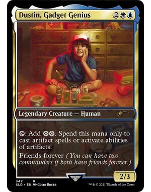 Magic: The Gathering Dustin, Gadget Genius (342) Lightly Played Foil
