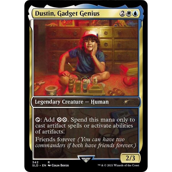 Magic: The Gathering Dustin, Gadget Genius (342) Lightly Played Foil