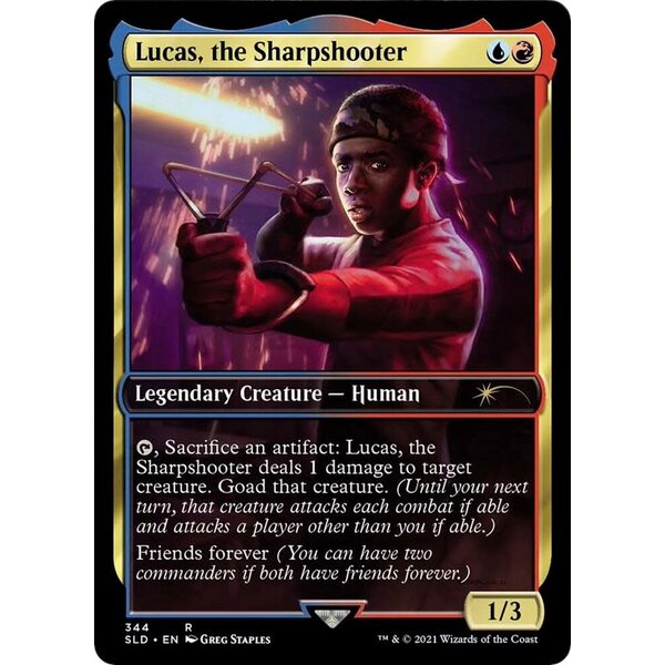 Magic: The Gathering Lucas, the Sharpshooter (344) Lightly Played Foil