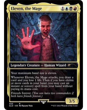 Magic: The Gathering Eleven, the Mage (343) Near Mint Foil