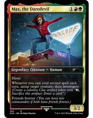 Magic: The Gathering Max, the Daredevil (345) Lightly Played Foil