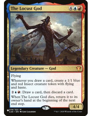 Magic: The Gathering The Locust God (219) Lightly Played