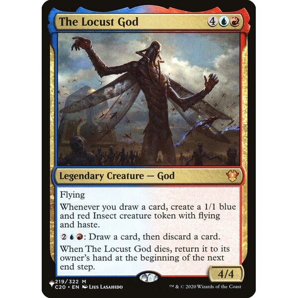 Magic: The Gathering The Locust God (219) Lightly Played