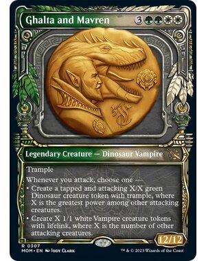 Magic: The Gathering Ghalta and Mavren (Showcase) (307) Lightly Played
