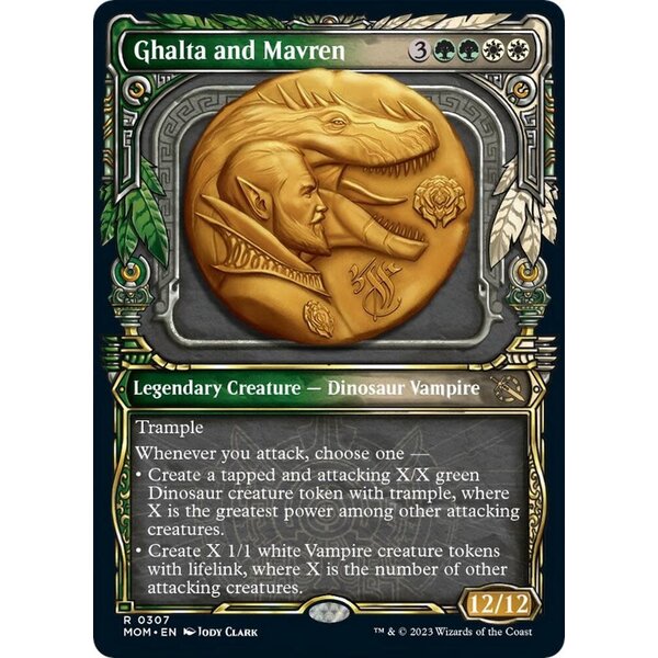 Magic: The Gathering Ghalta and Mavren (Showcase) (307) Lightly Played