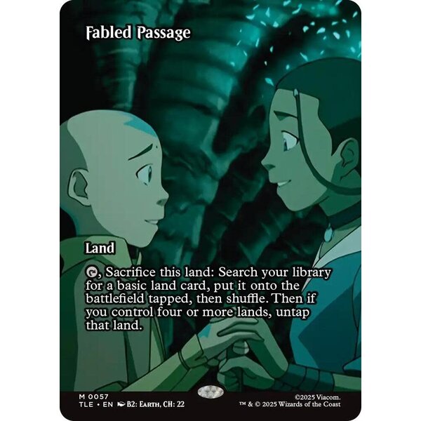 Magic: The Gathering Fabled Passage (Borderless) (057) Lightly Played