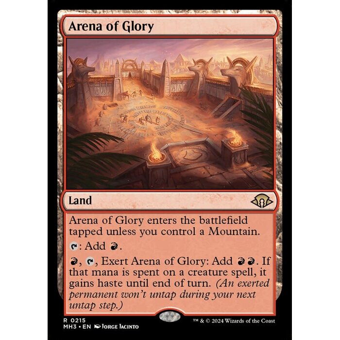 Magic: The Gathering Arena of Glory (215) Lightly Played