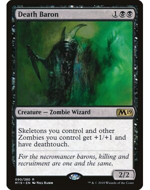 Magic: The Gathering Death Baron (090) Lightly Played