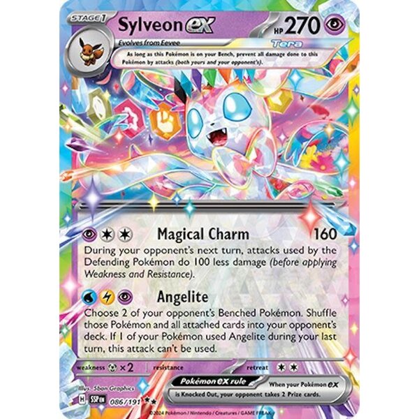 Pokemon Sylveon ex (086) Lightly Played Holofoil