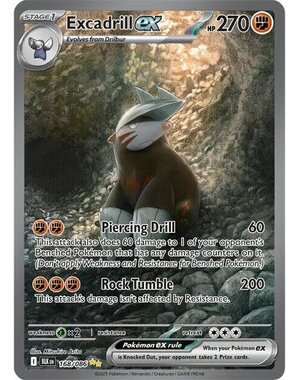 Pokemon Excadrill ex (168) Lightly Played Holofoil