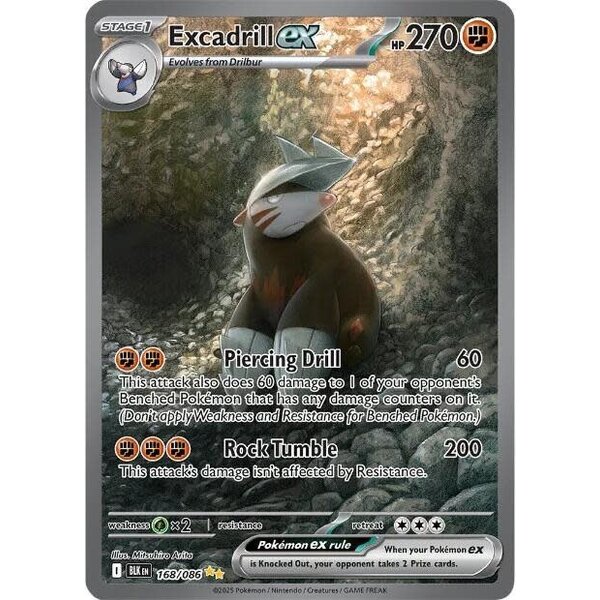 Pokemon Excadrill ex (168) Lightly Played Holofoil