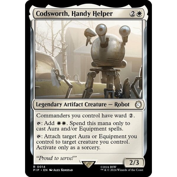 Magic: The Gathering Codsworth, Handy Helper (014) Near Mint