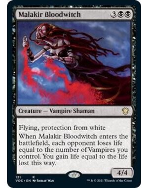 Magic: The Gathering Malakir Bloodwitch (131) Moderately Played