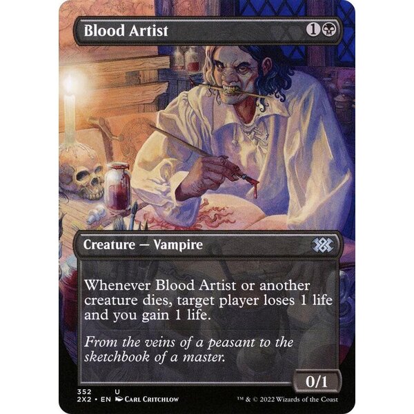 Magic: The Gathering Blood Artist (Borderless) (352) Lightly Played Foil