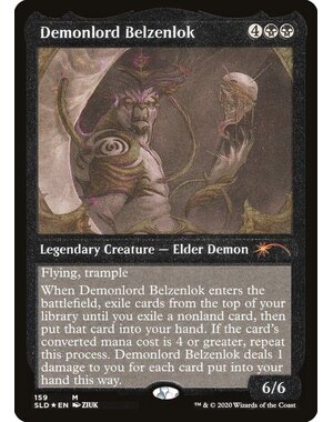 Magic: The Gathering Demonlord Belzenlok (Foil Etched) (159) Lightly Played Foil