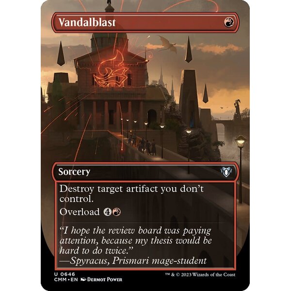 Magic: The Gathering Vandalblast (Borderless) (646) Lighlty Played