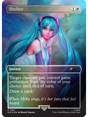 Magic: The Gathering Shelter (Rainbow Foil) (1587) Lightly Played Foil