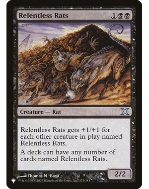 Magic: The Gathering Relentless Rats (173) Lightly Played